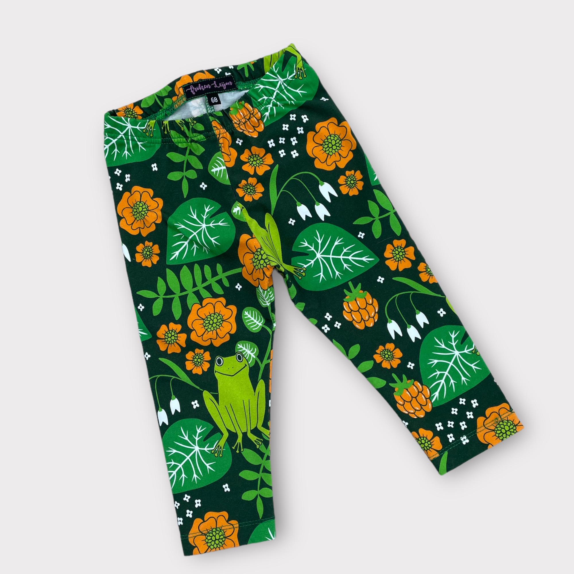 Leggings ”Små grodorna" grön