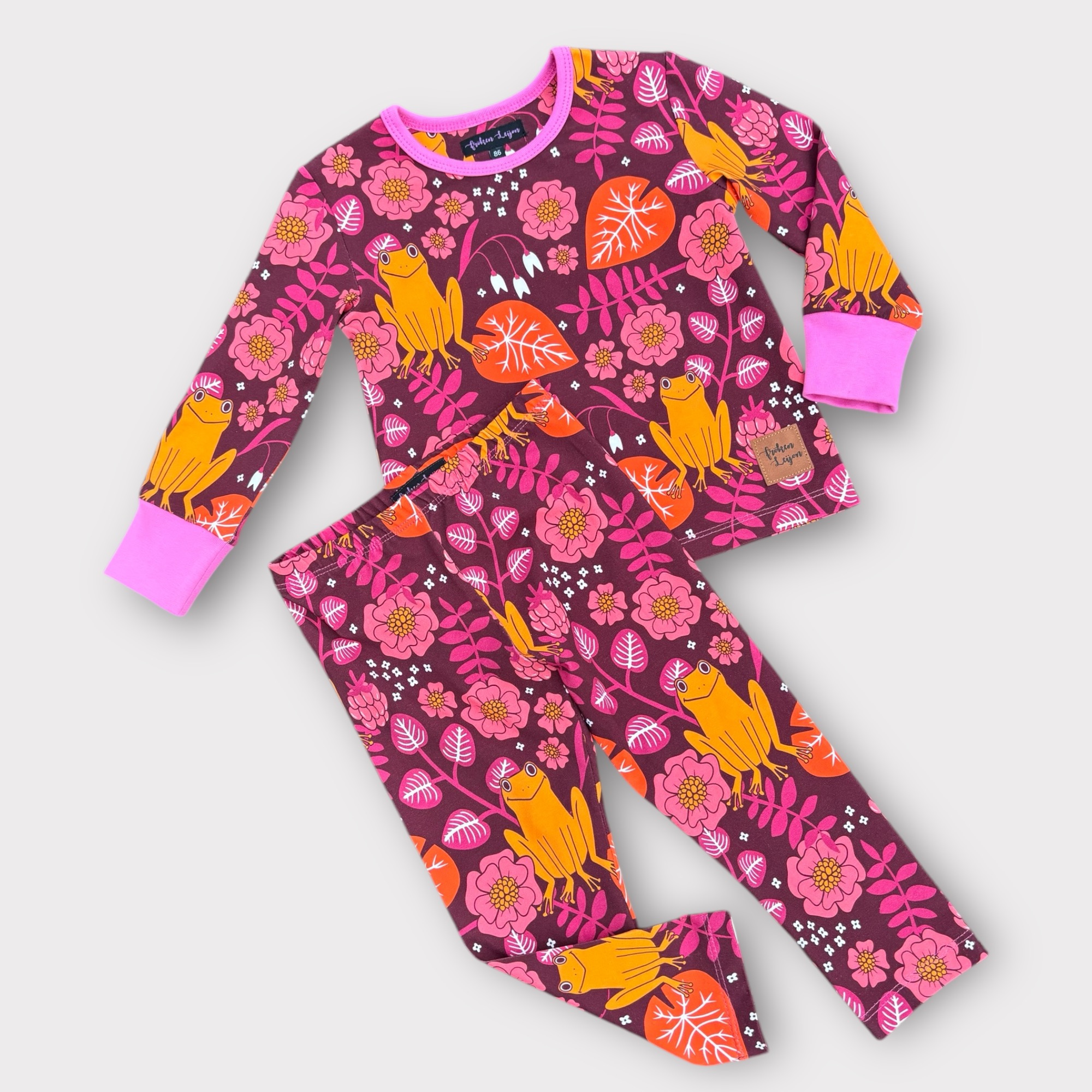 Leggings ”Små grodorna" cerise