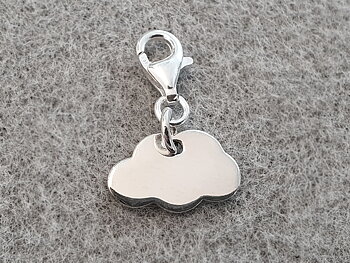 Berlock Cumulus moln, 925-silver