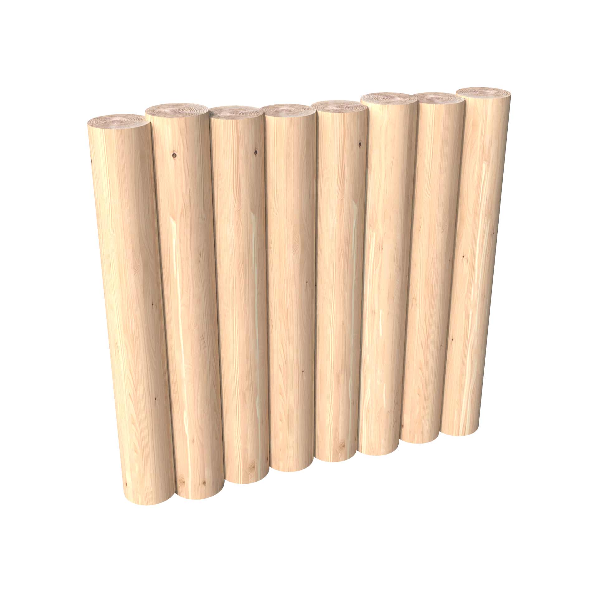 Cylindersvarvad Lärk Ø80-200 mm