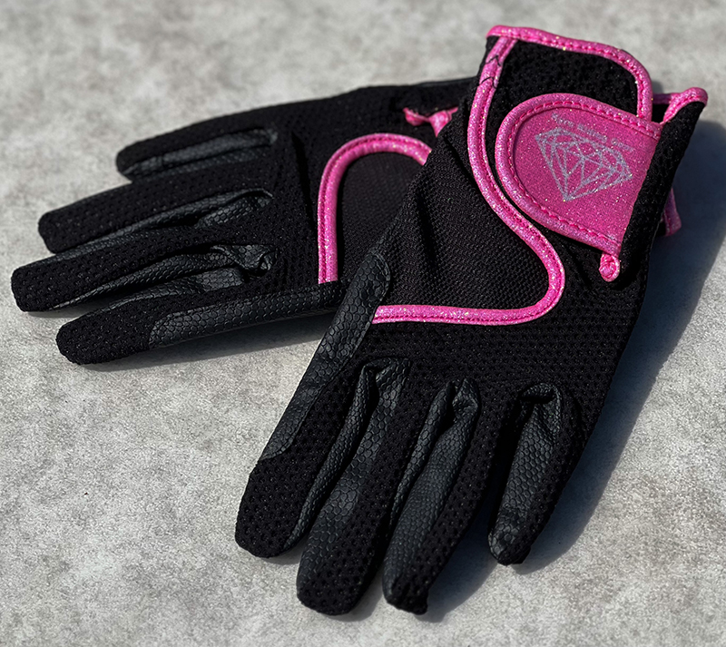 PERFORMANCE GLOVES BLACK/PINK