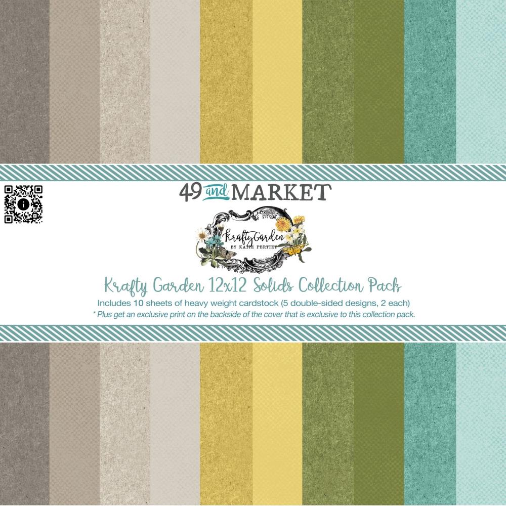 49 And Market - Collection Pack 12x12 - Krafty Garden Solids