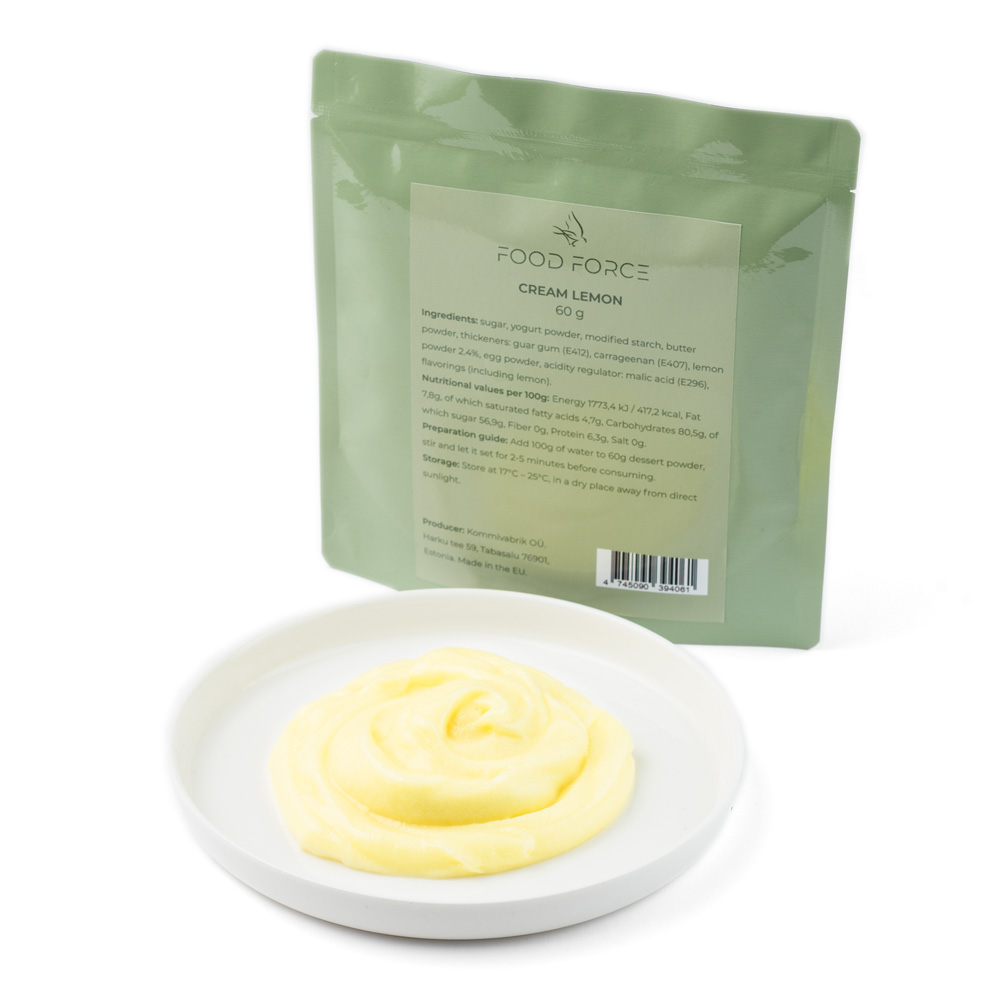 Food Force | Cream Lemon | Frystorkad mat | 60g