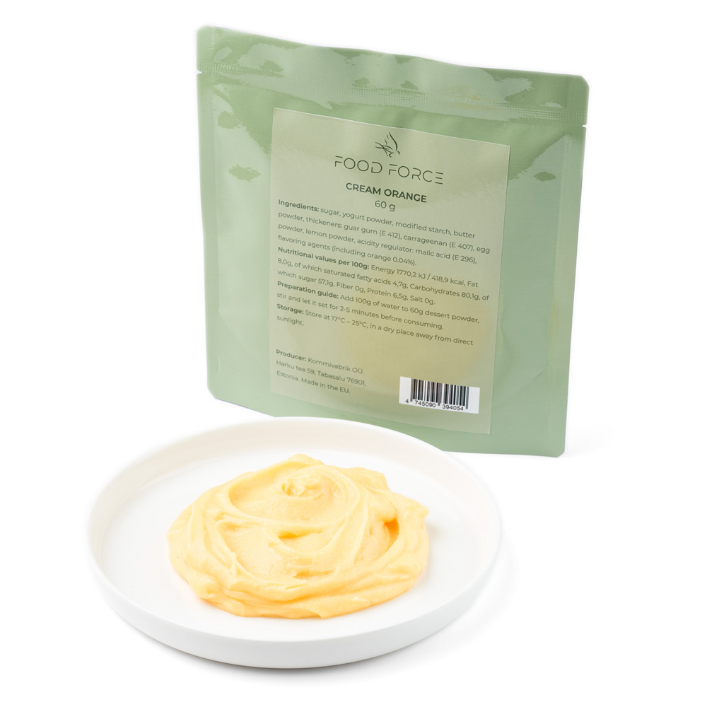 Food Force | Cream Orange | Frystorkad mat | 60g