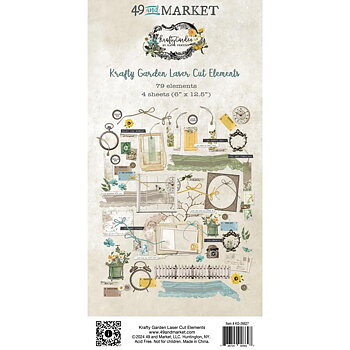 49 And Market - Laser Cut Outs - Elements, Krafty Garden