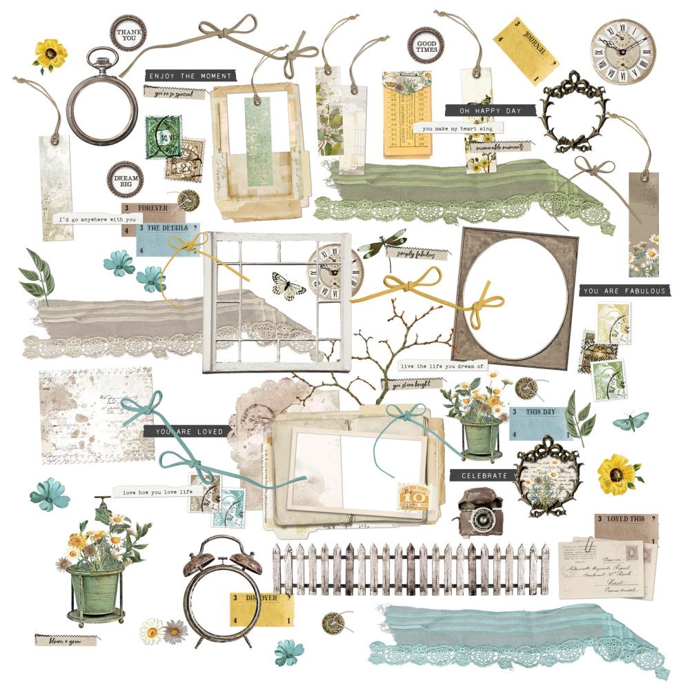 49 And Market - Laser Cut Outs - Elements, Krafty Garden - 2