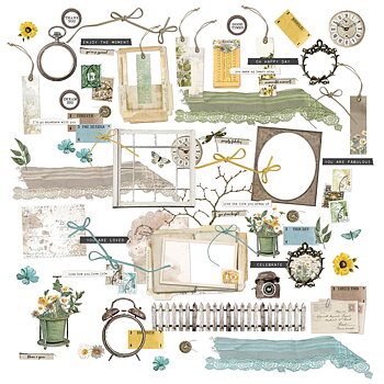 49 And Market - Laser Cut Outs - Elements, Krafty Garden
