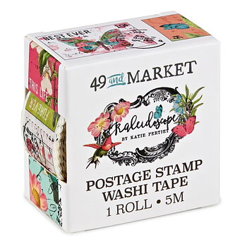 49 And Market - Washi Tape Roll - Postage, Kaleidoscop