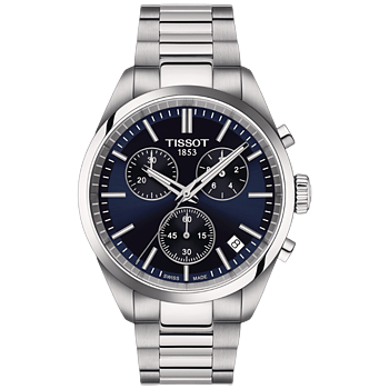 T150.417.11.041.00 Tissot PR 100 Chronograph blå 40