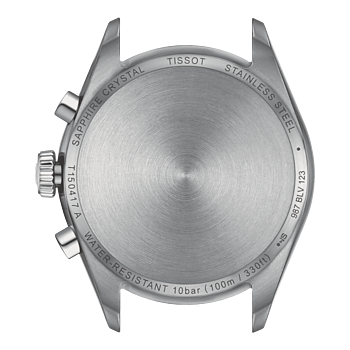 T150.417.11.351.00 Tissot PR 100 Chronograph ljusblå 40 baksida