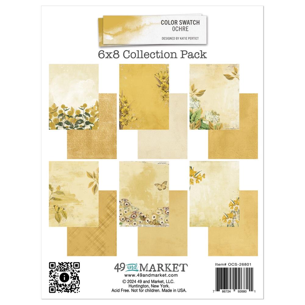49 And Market - Collection Pack 6x8 - Color Swatch: Ochre - 2