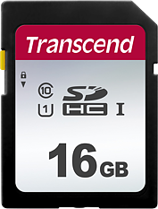 Transcend  Silver 300S SDHC UHS-I U1 C10 R95/W10 16GB