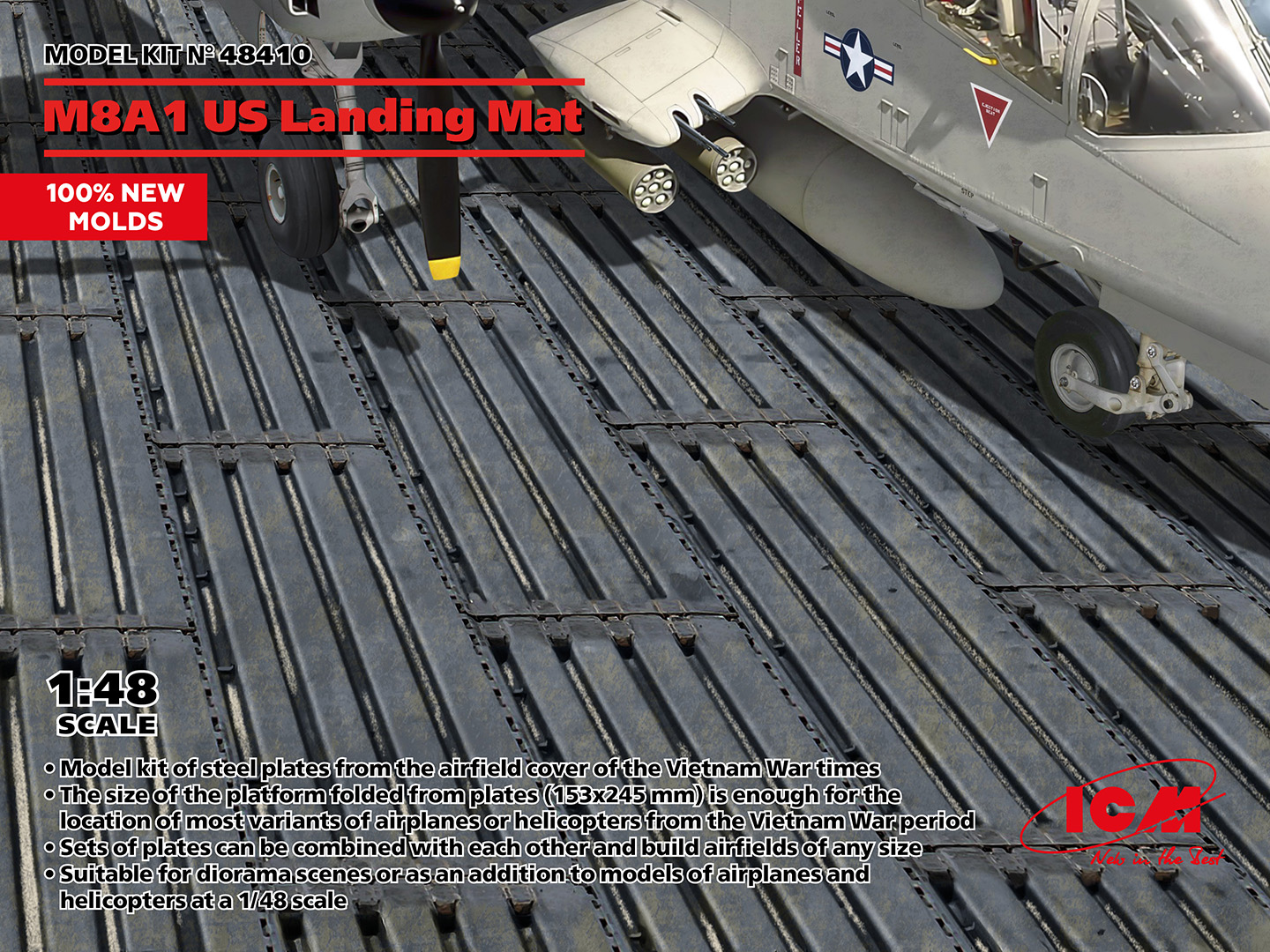 1/48 M8A1 US Landing Mat