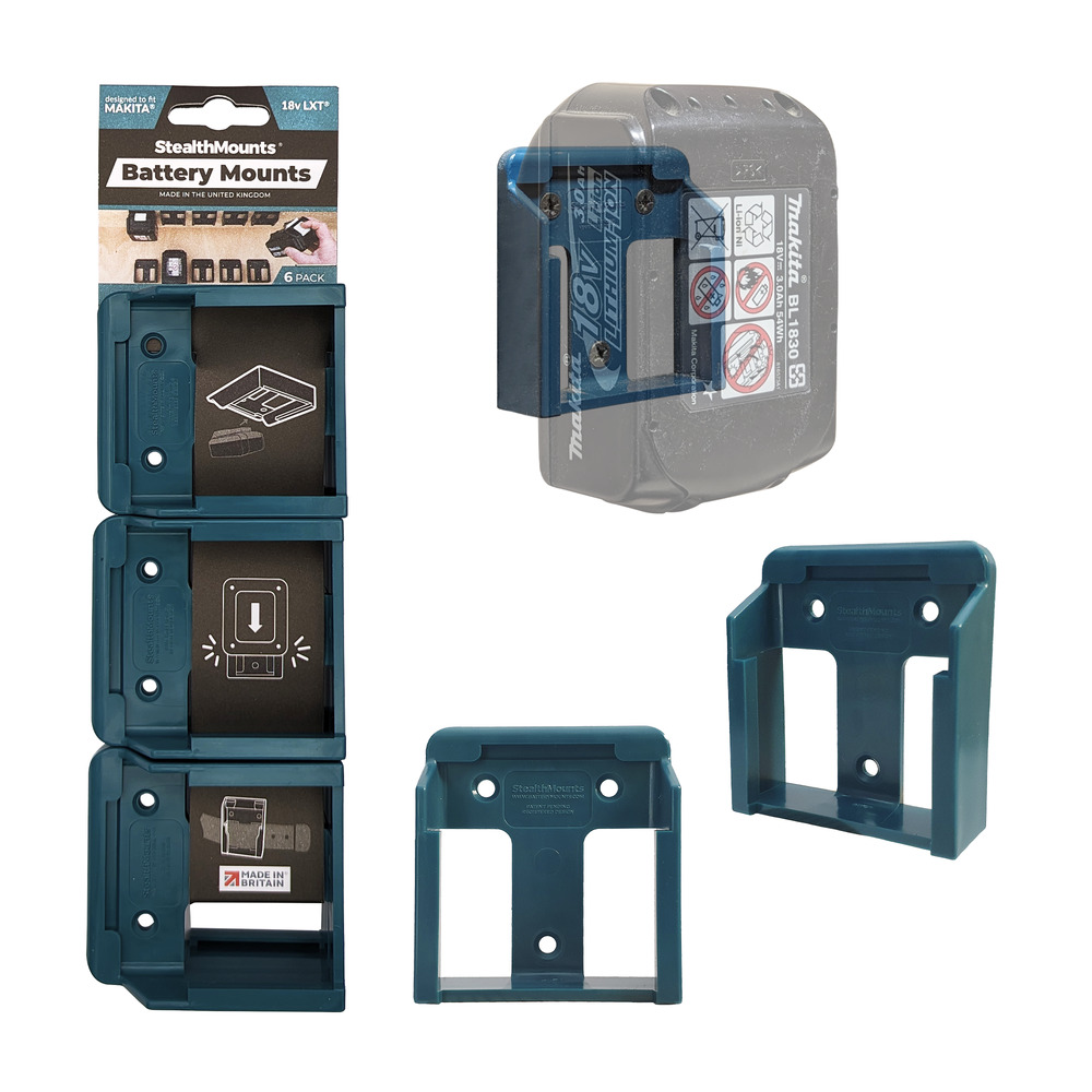 StealthMounts for Makita 18V (6-pack) blå