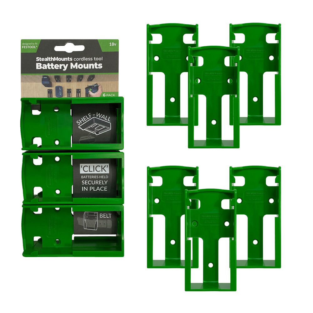 StealthMounts for Festool 18V (6-pack)
