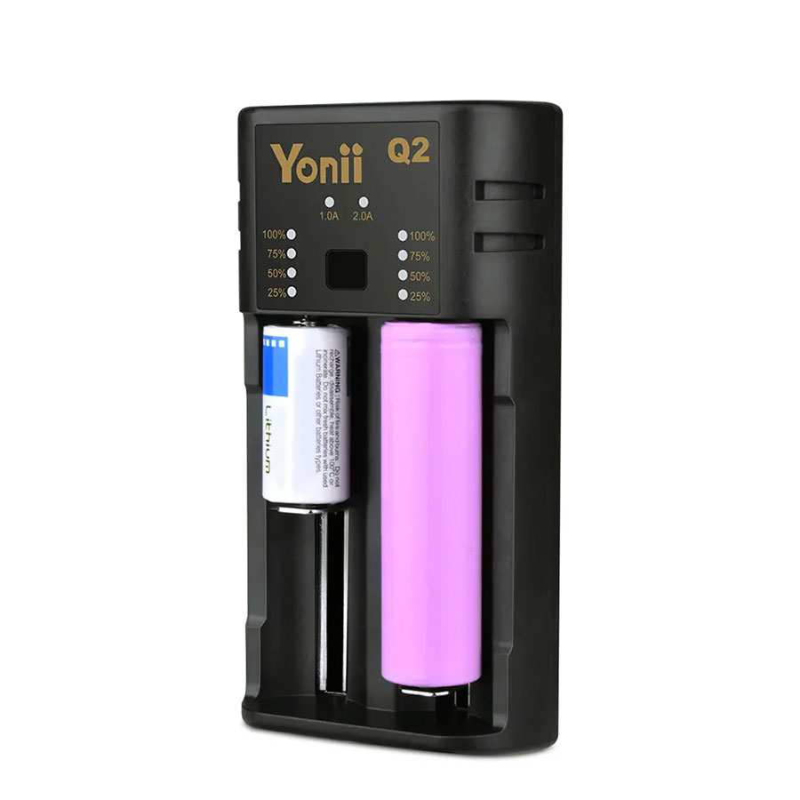 Yonii Q2 Battery Charger USB 2 Slots - 2
