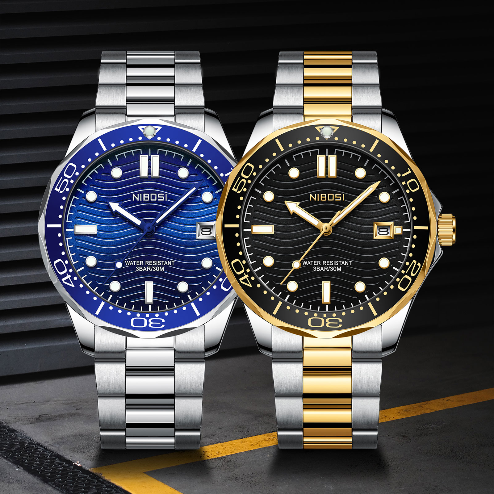 Nibosi OceanMaster Steel Blue - 6