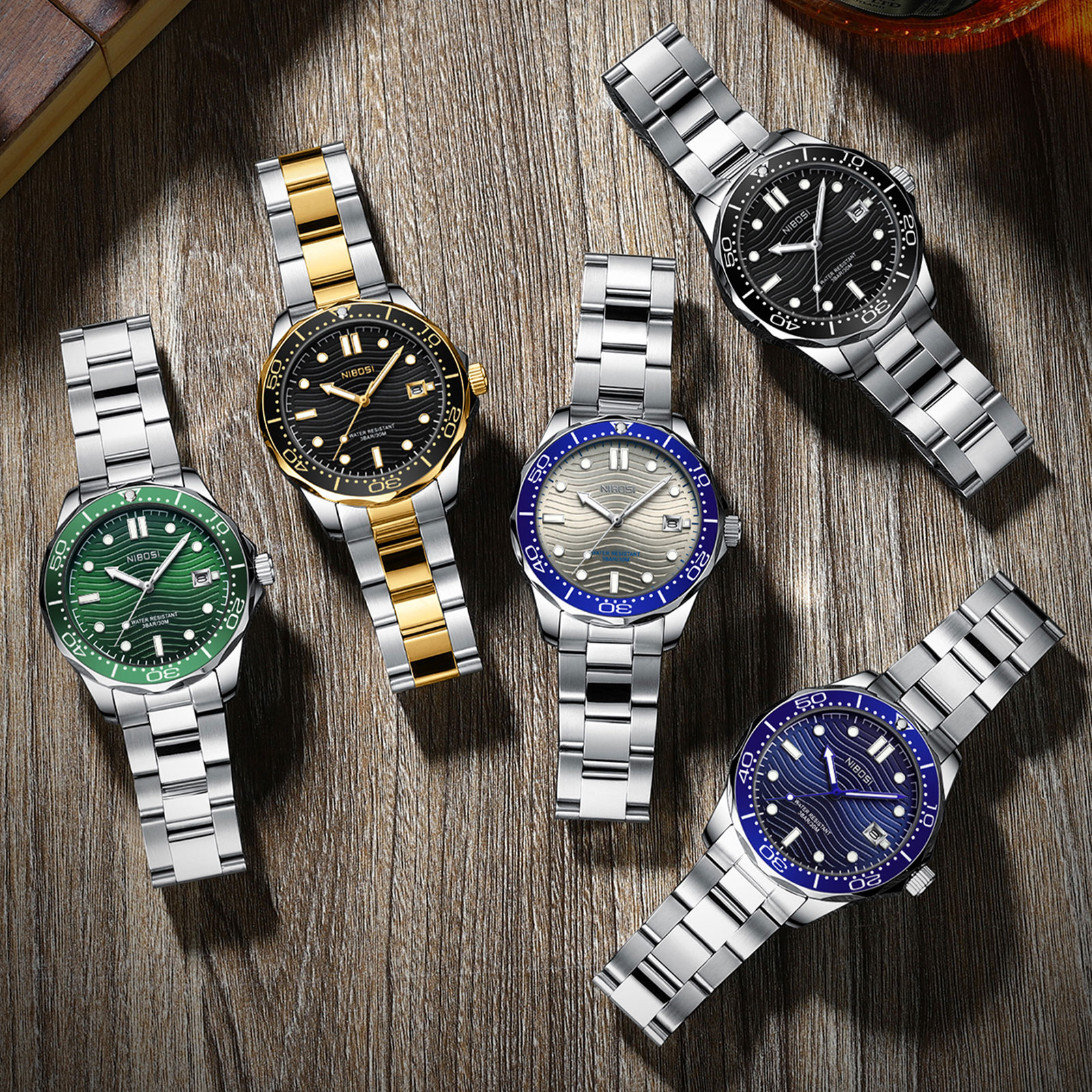 Nibosi OceanMaster Steel Green - 10