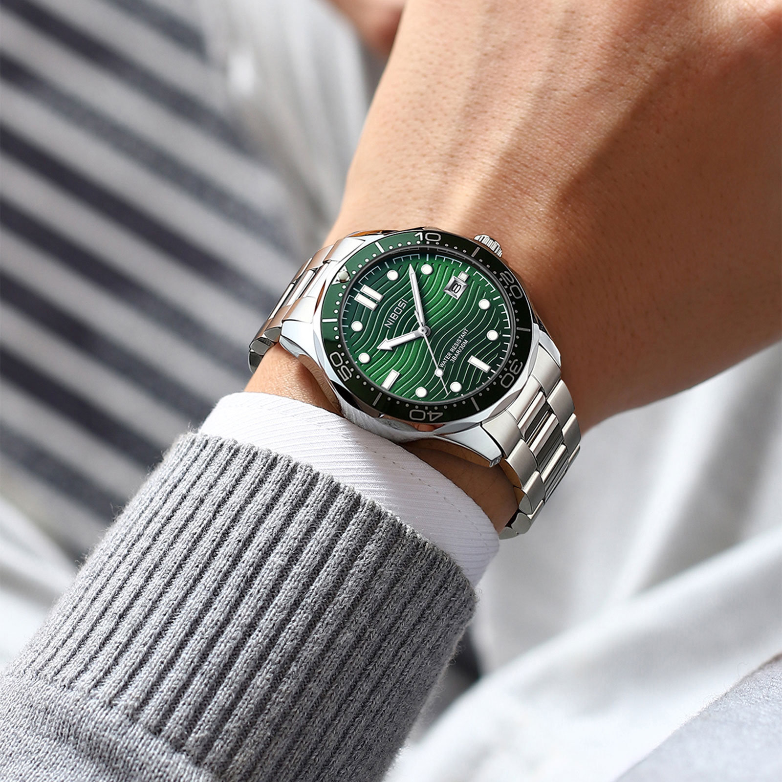 Nibosi OceanMaster Steel Green - 6