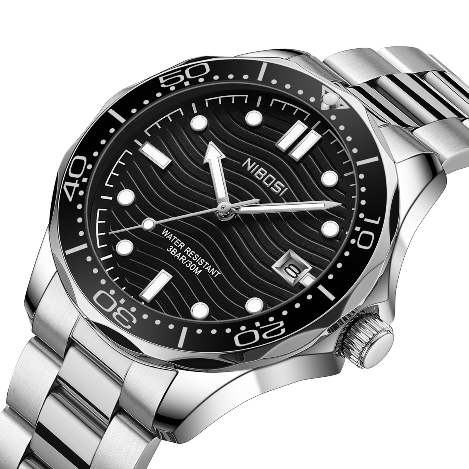 Nibosi OceanMaster Steel Black - 2