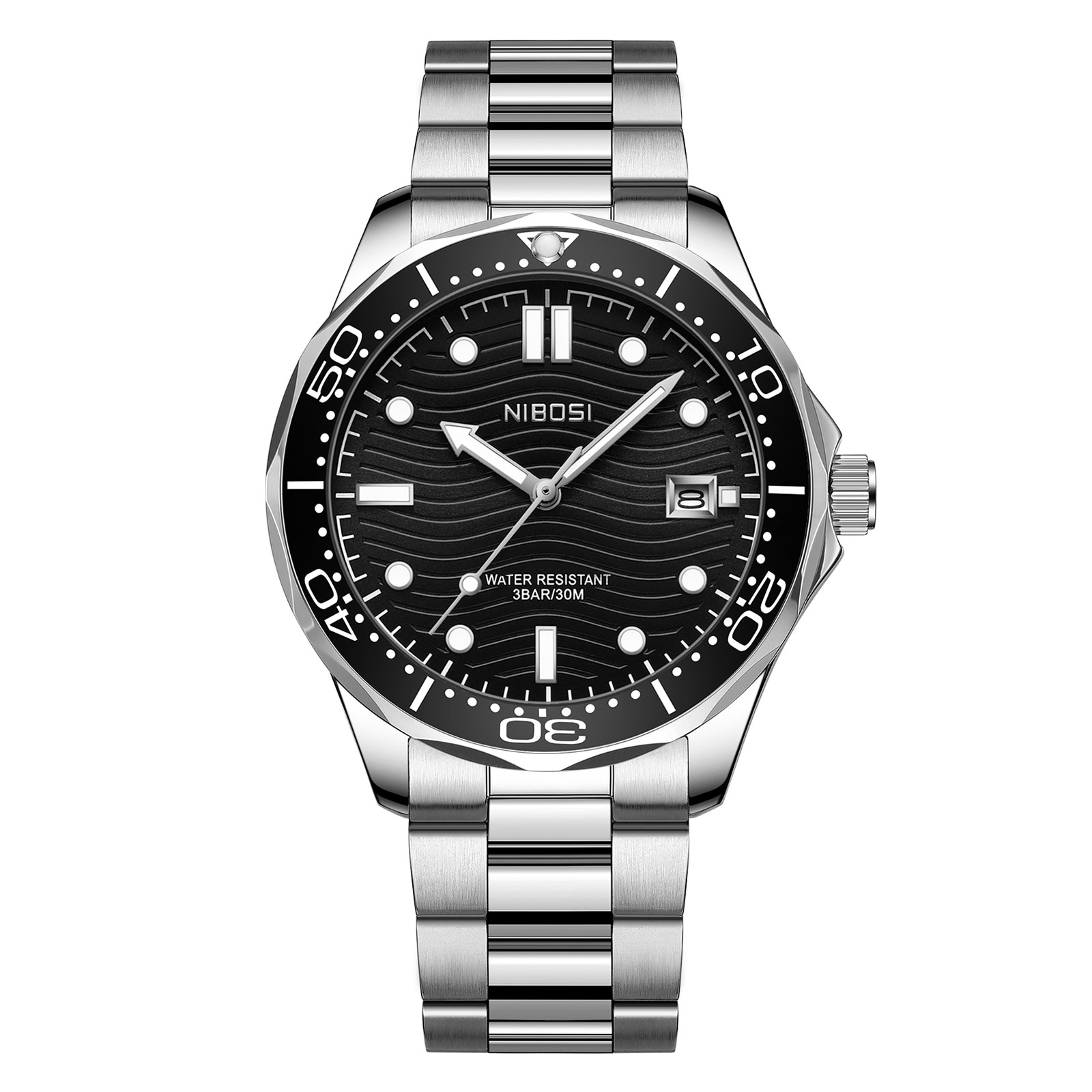 Nibosi OceanMaster Steel Black