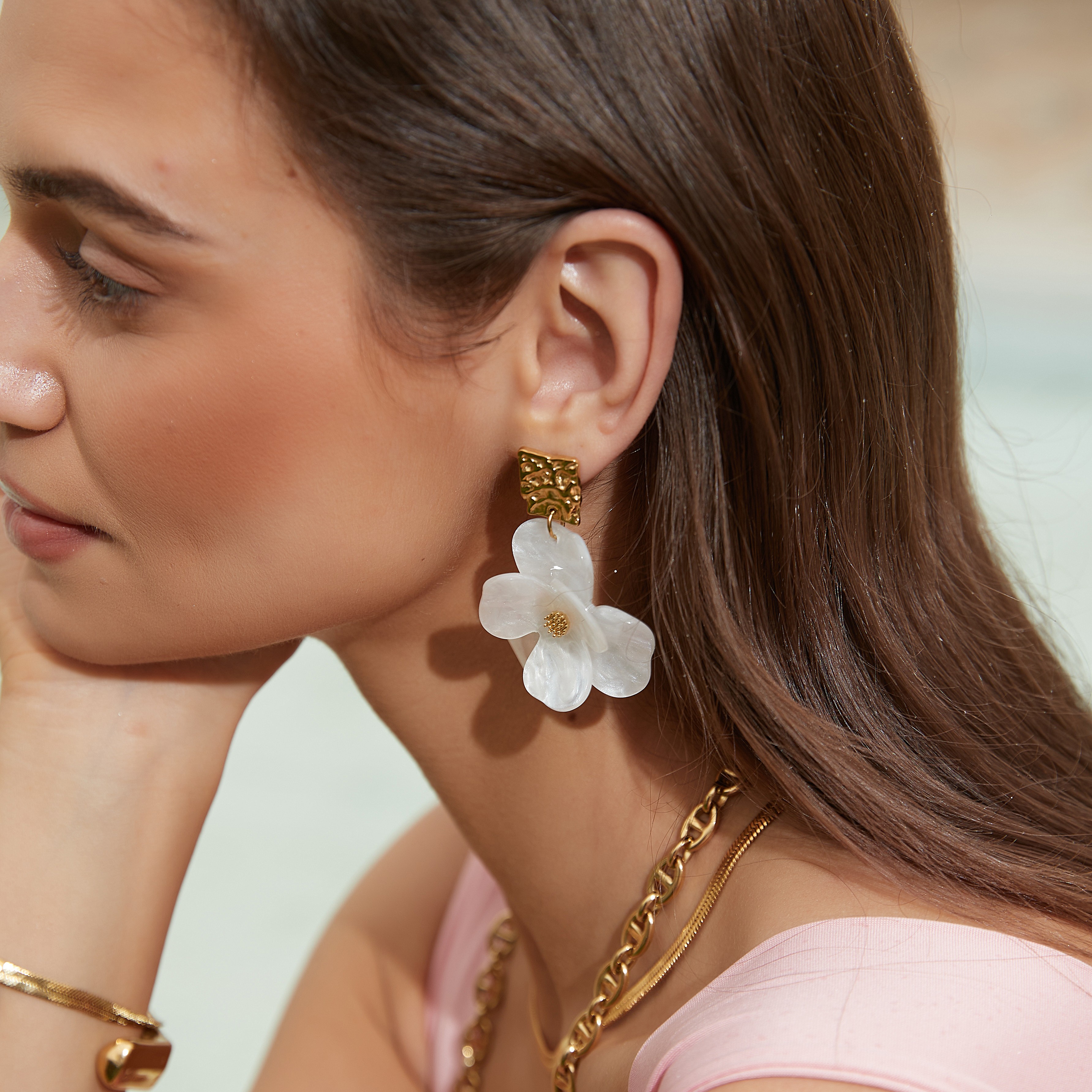 Flower dream earring - 5