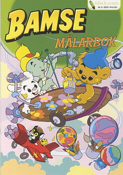 Måla & Pyssla nr 3 2024, Bamse målarbok!