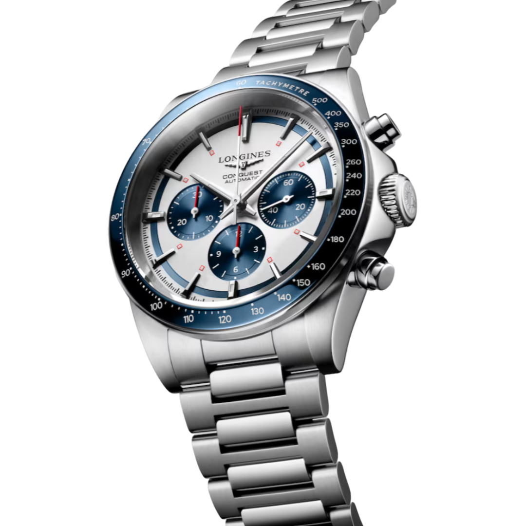 Longines Conquest Chronograph  blå 42 - 3