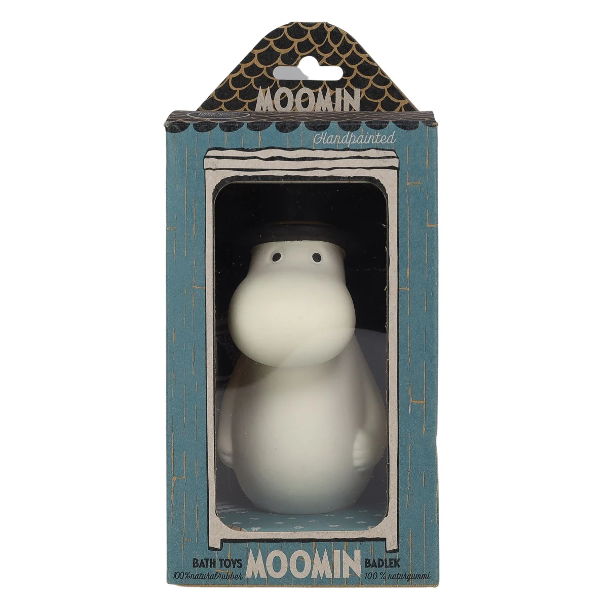 Moomin Bath & Bite Toy - Natural rubber - Moominpappa