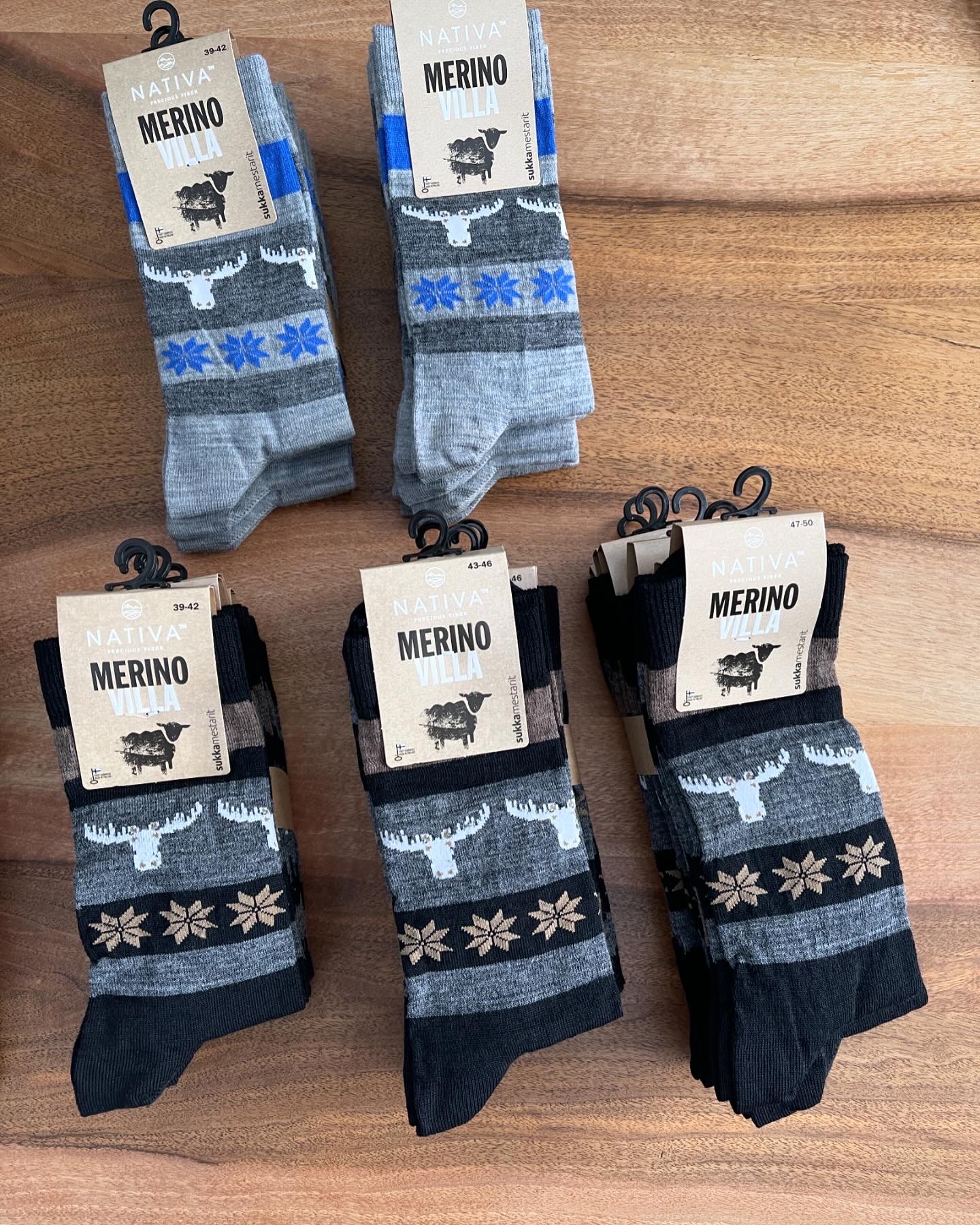 Nativa Merino Socken Elch