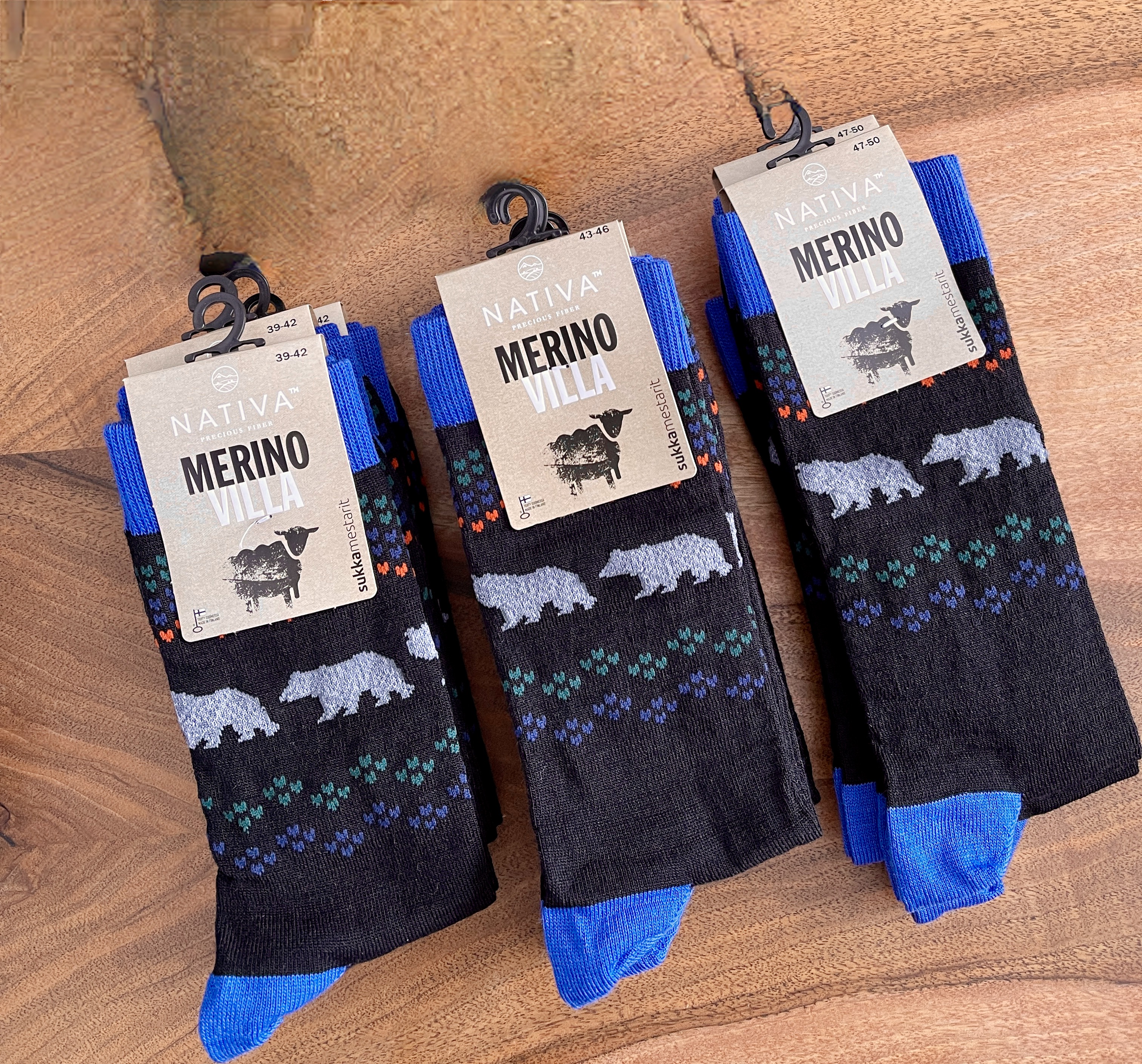 Nativa Merino Socken Bär