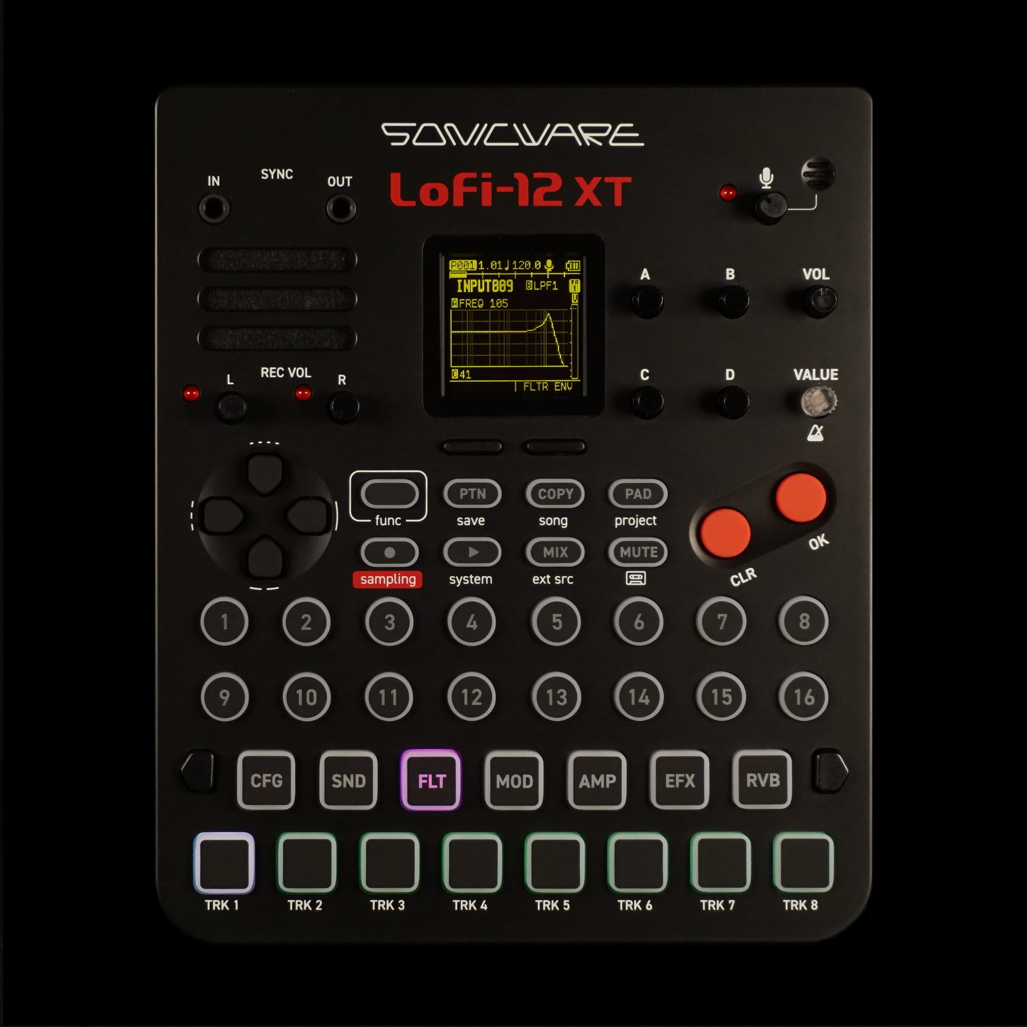 Sonicware LoFi-12 XT | Low-res Digitized Sampler - 4