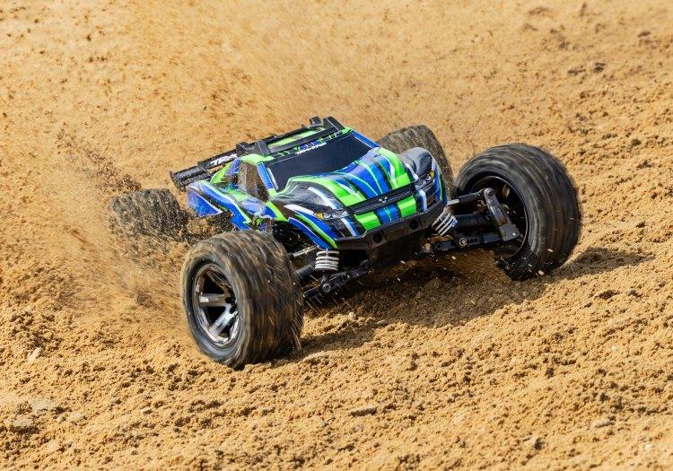 Traxxas Rustler 4x4 VXL 1/10 RTR TQi TSM HD Grön utan Batteri / Laddare - 7
