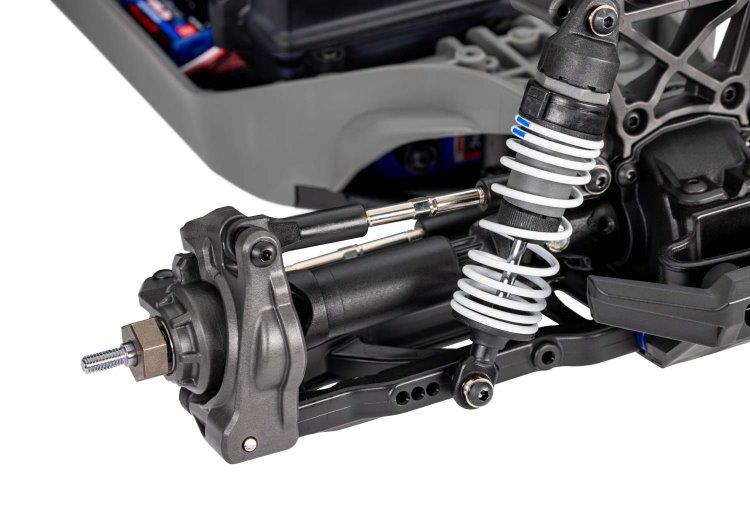 Traxxas Rustler 4x4 VXL 1/10 RTR TQi TSM HD Blå utan Batteri / Laddare - 10