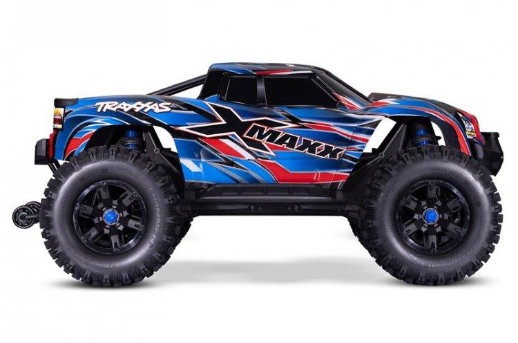 Traxxas X-Maxx 8S Belted 4WD Brushless TQi TSM Blå - 3