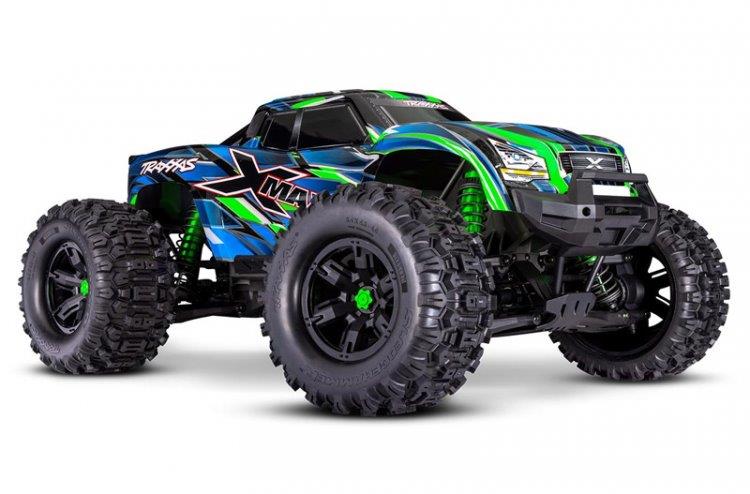 Traxxas X-Maxx 8S Belted 4WD Brushless TQi TSM Grön
