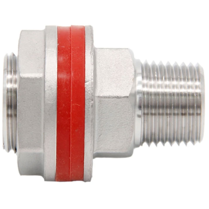 svejseløs gennemføring "heavy duty" 1/2" MPT - 1/2" FPT - 3
