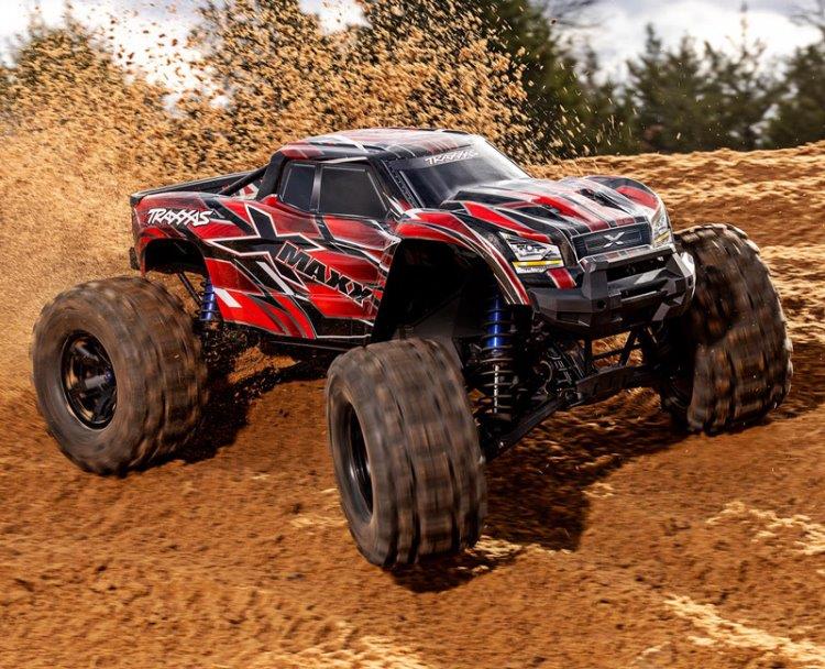 Traxxas X-Maxx 8S Belted 4WD Brushless TQi TSM Röd - 5