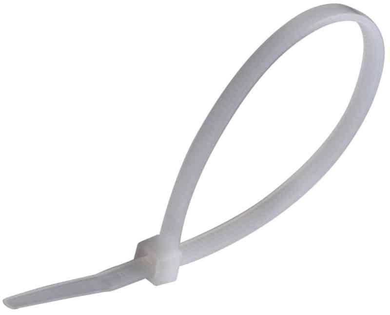 BUNTBAND 200MMX4.8MM 20ST PÅSE VIT