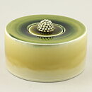 Sylvia Leuchovius (1960s) Unique Green Bowl with Bud Lid 16 cm
