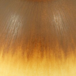 Berndt Friberg (1977) Unique Golden Brown Haresfur Bowl 11 cm