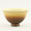 ベルント・フリーベリ  一点もの  茶色のボウル  兎毫斑  11cm  1977年