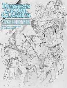 Dungeon Crawl Classics #79: Frozen In Time Sketch Cover 4th printing