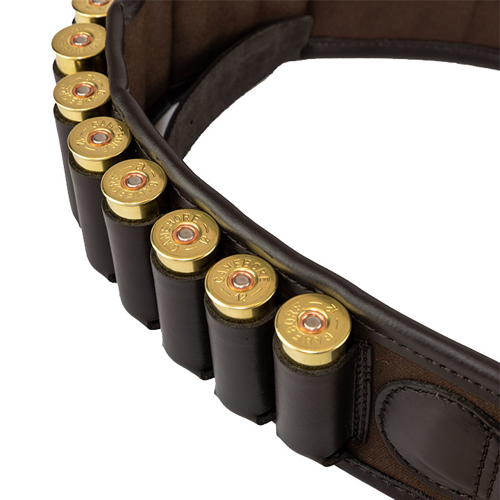 Cartridge belt for 24 shells, green and brown - 2