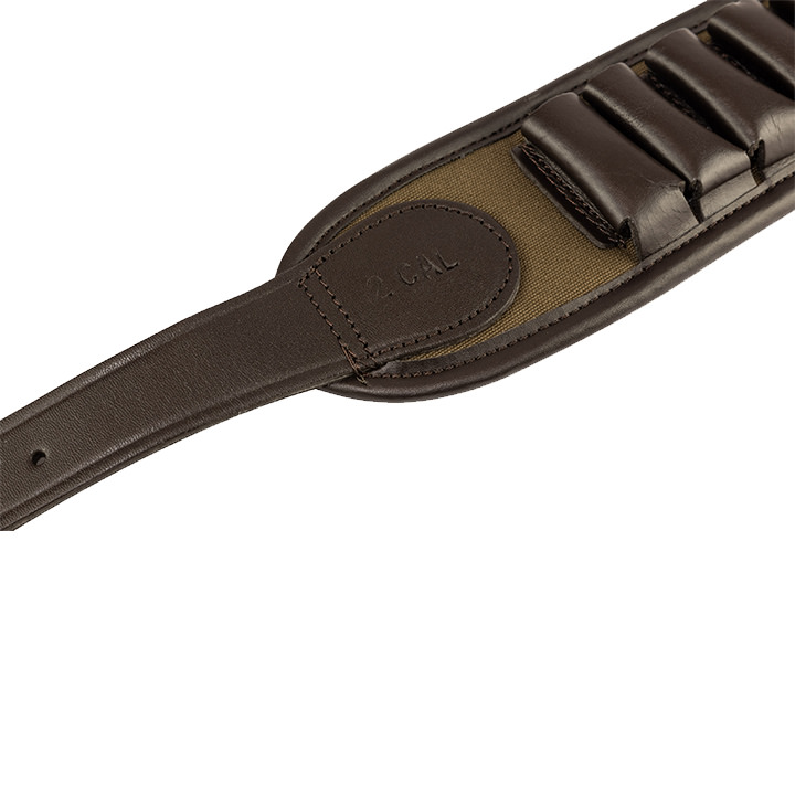 Cartridge belt for 24 shells, green and brown - 5