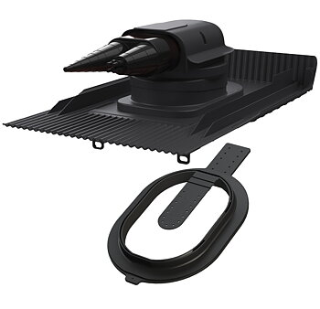 SOLAR UNITILE CLICK GENOMFÖRING, svart