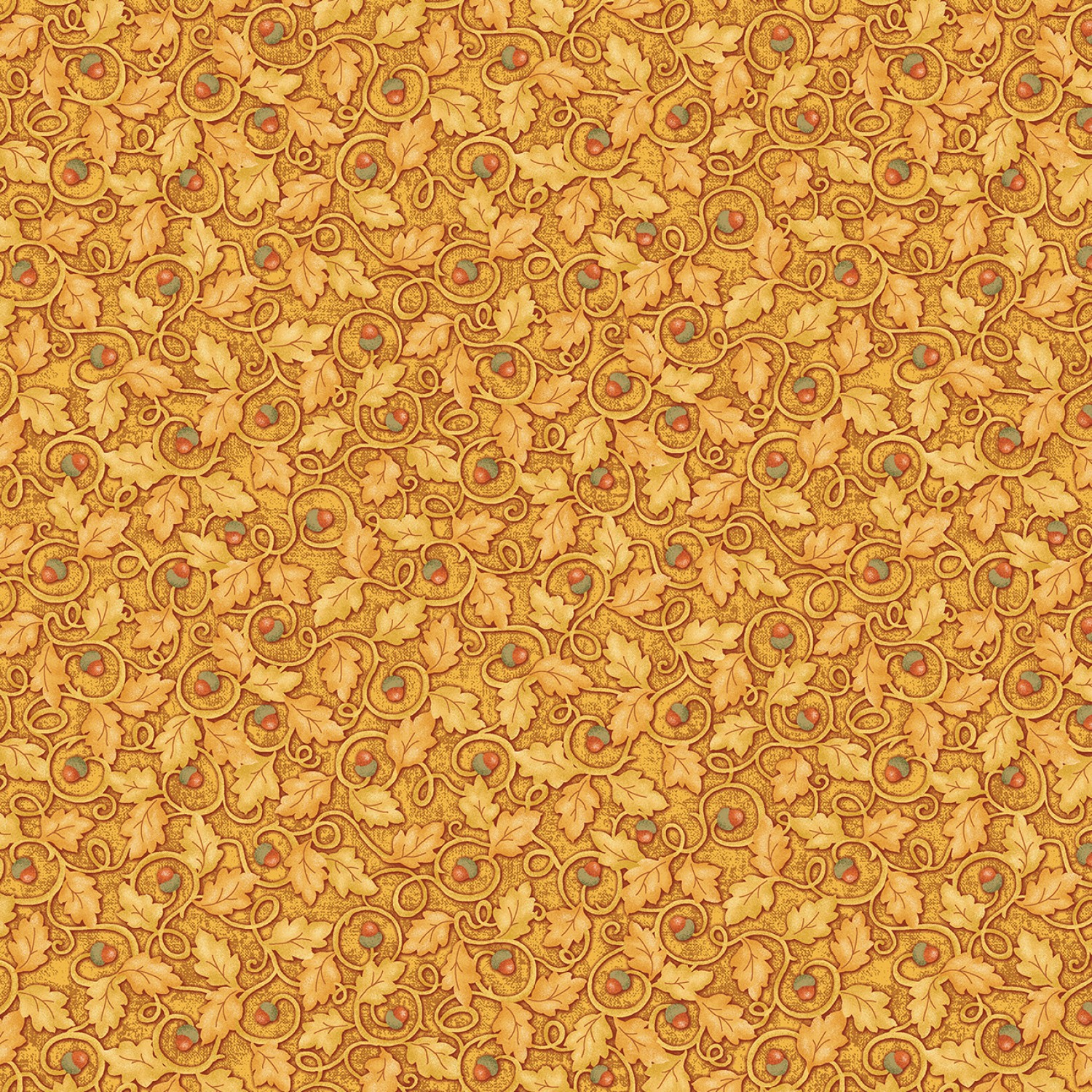 Gold Acorns - Wander Lane 2 by Nancy Halvorsen