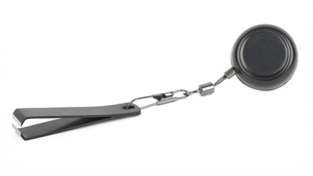 Nipper &amp; Pin on Reel combo - black link clippers for fishing