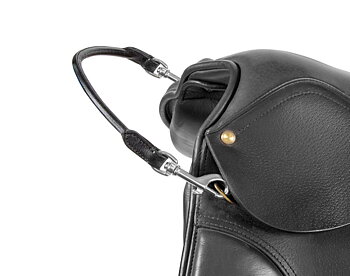 Shires Gara Läderhantag, One Size, svart