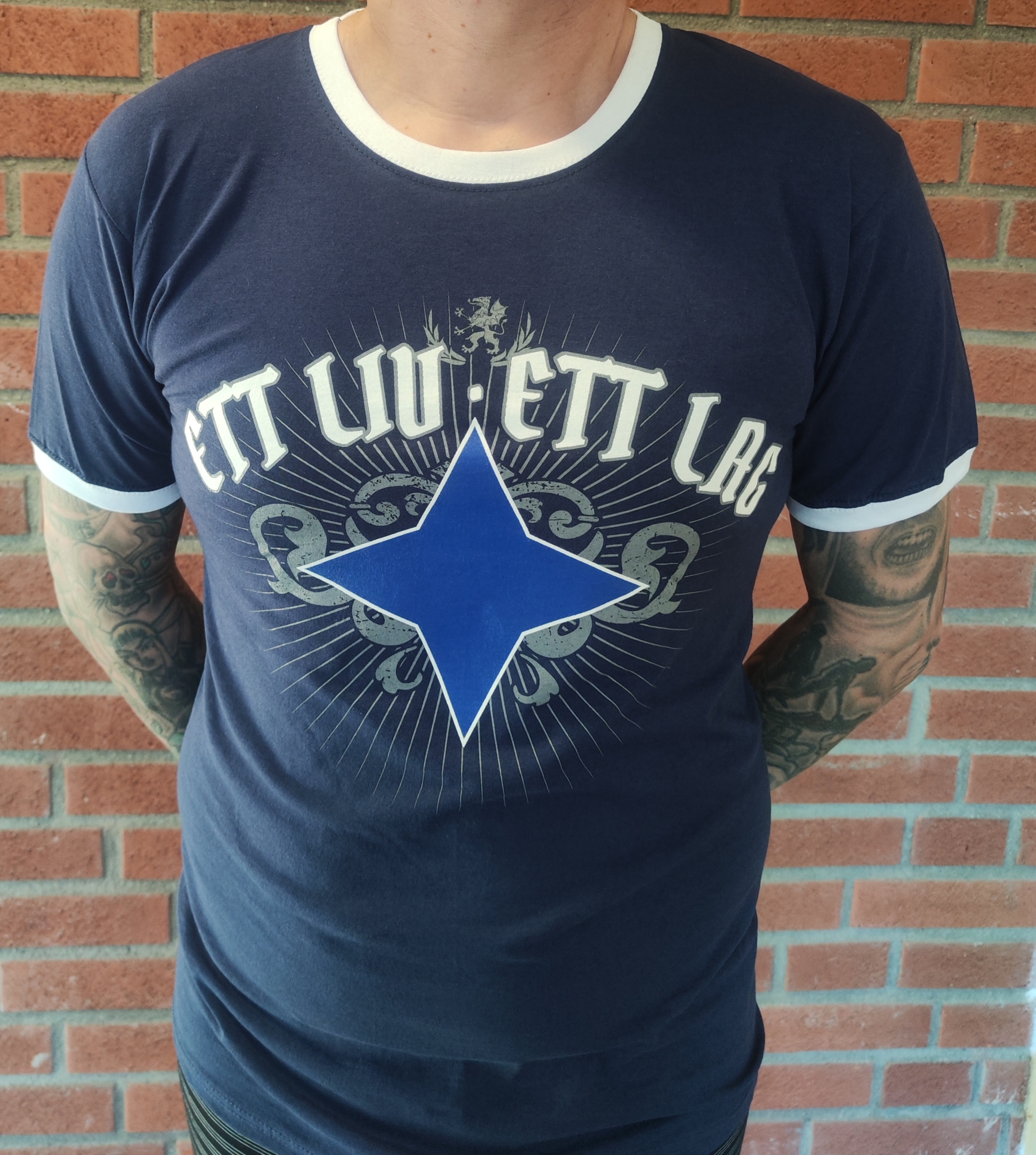 Ett liv, Ett lag - T-shirt (blå)